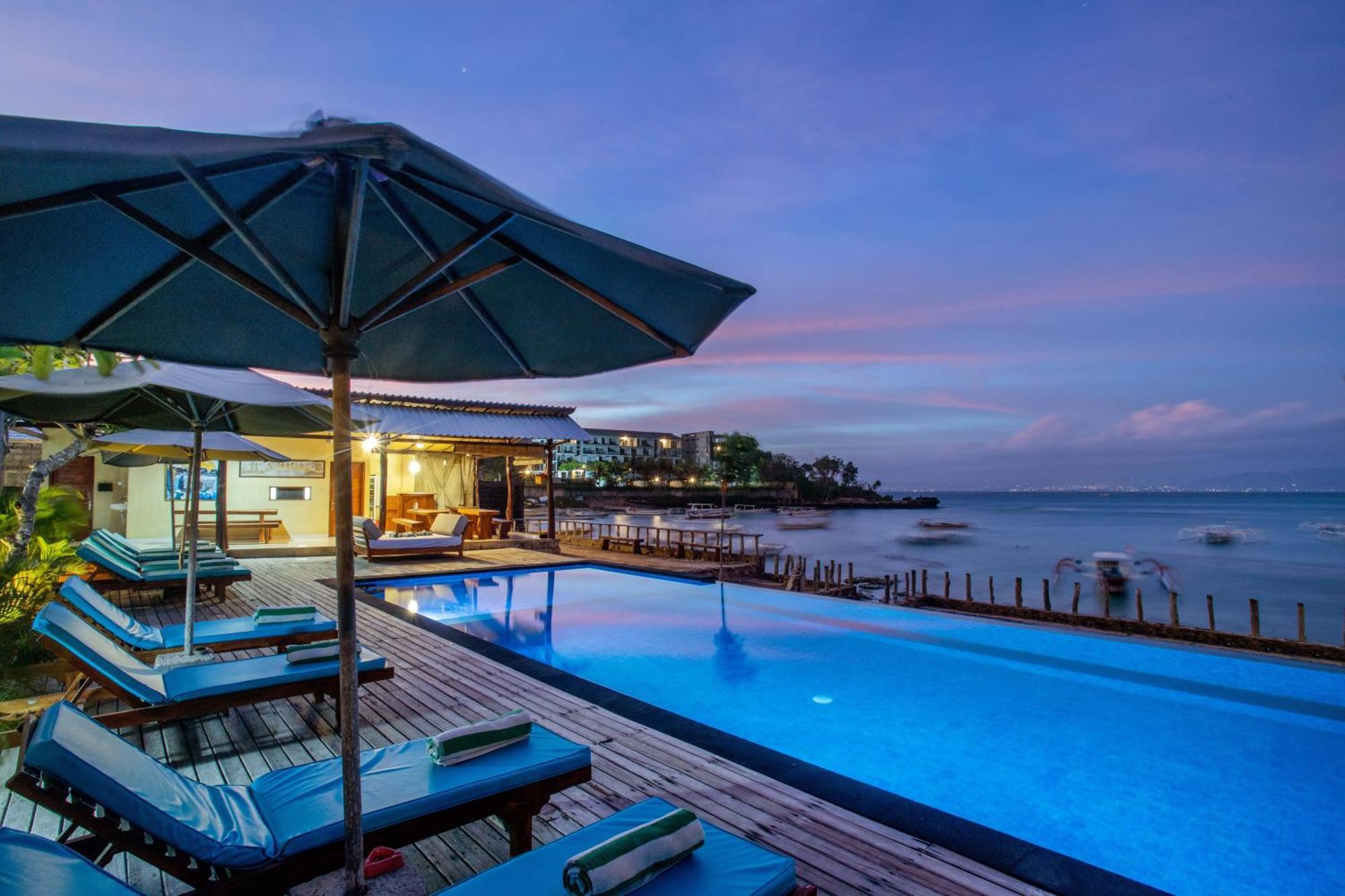 Hotel D'Muncuk Huts Lembongan Esterno foto