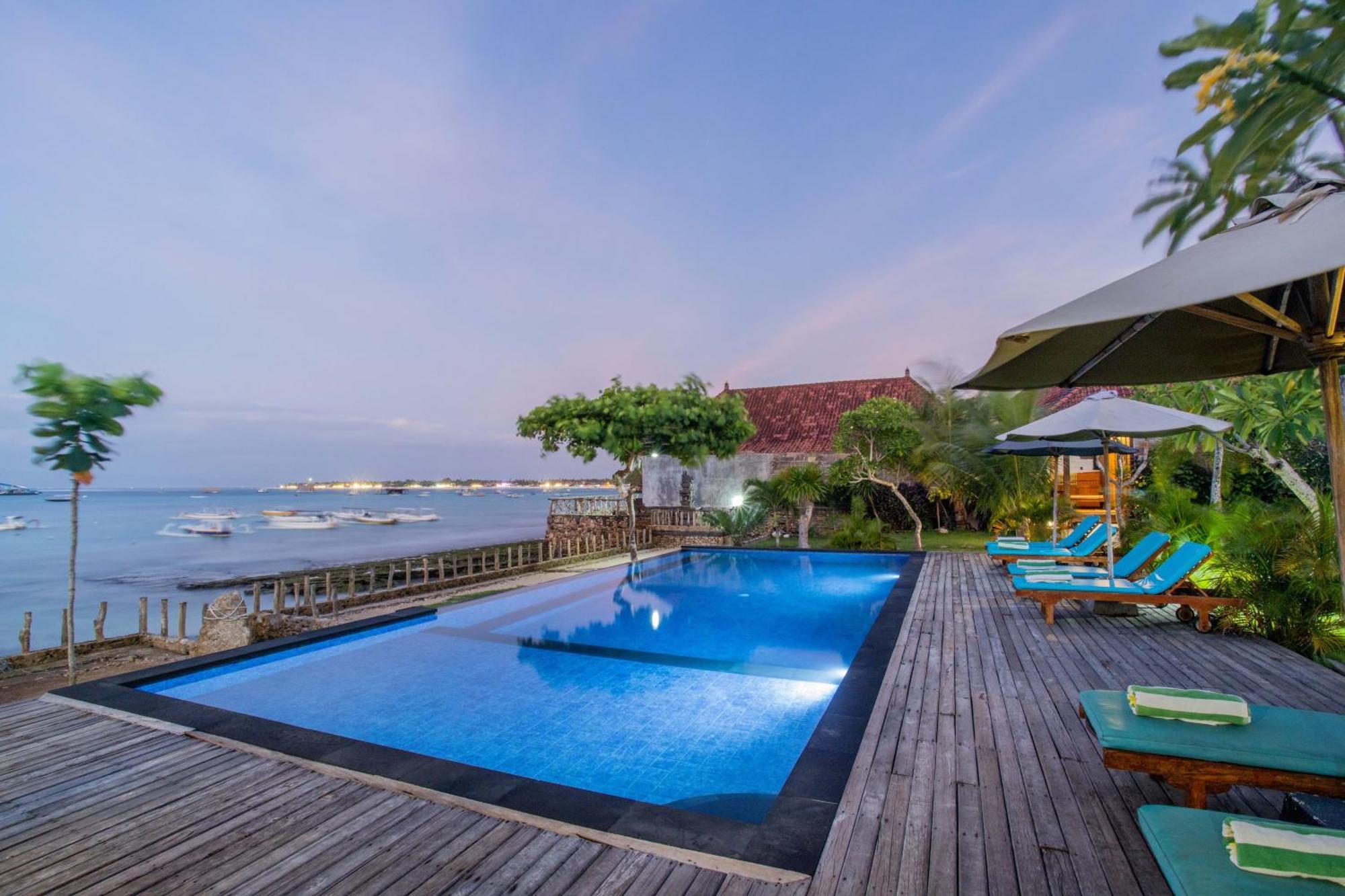 Hotel D'Muncuk Huts Lembongan Esterno foto