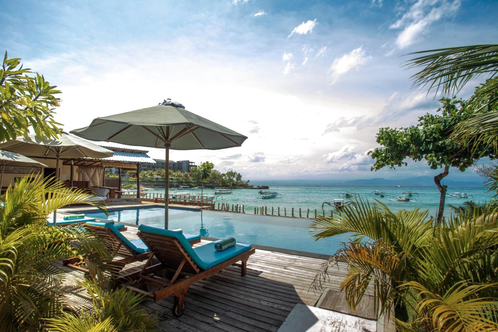 Hotel D'Muncuk Huts Lembongan Esterno foto