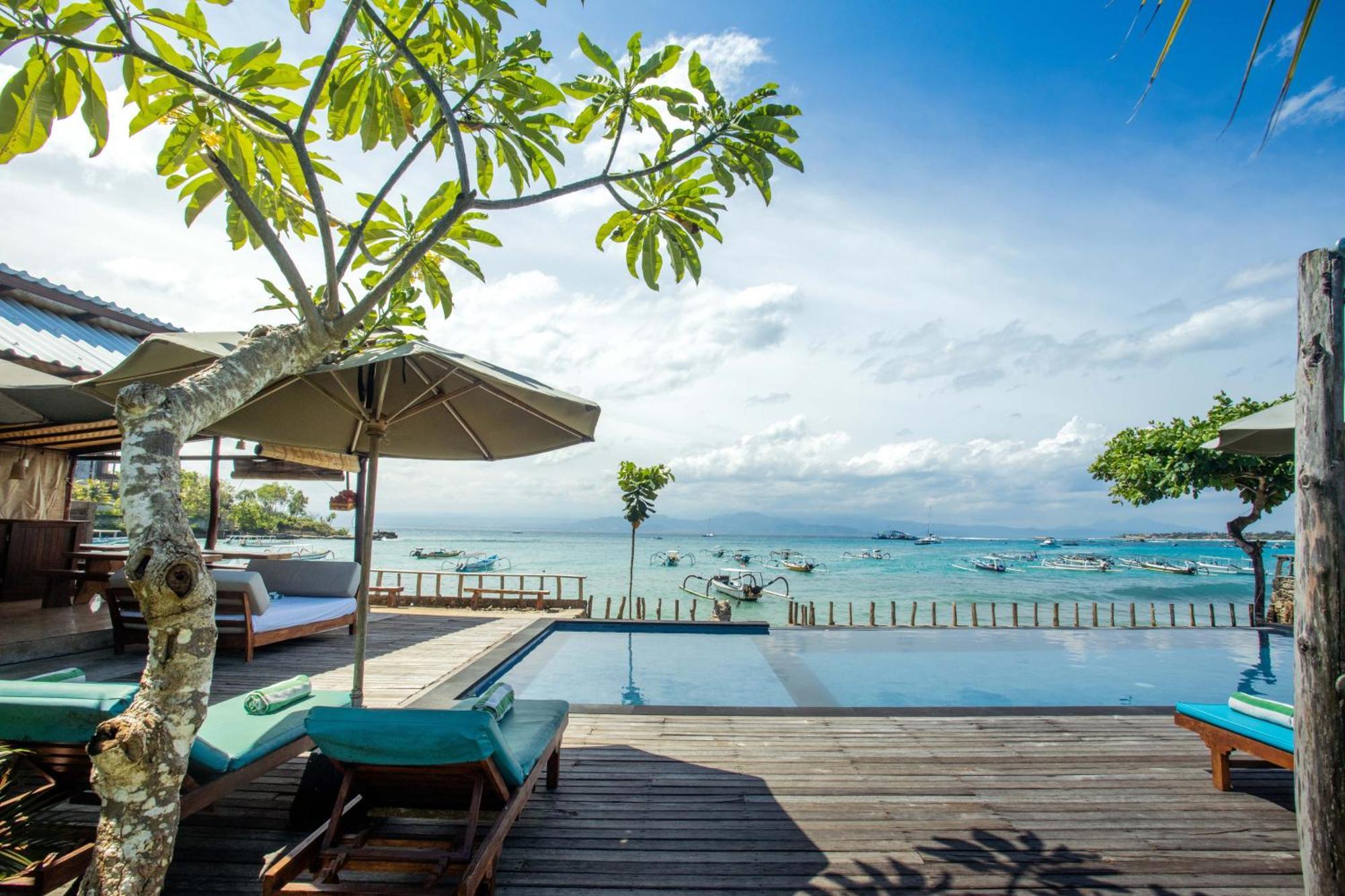 Hotel D'Muncuk Huts Lembongan Esterno foto