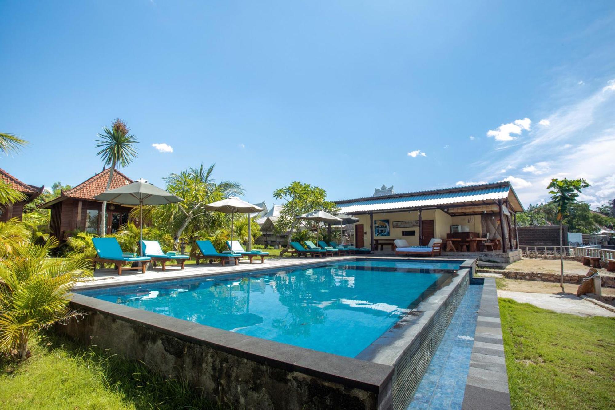 Hotel D'Muncuk Huts Lembongan Esterno foto